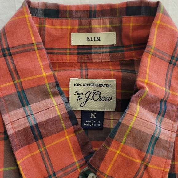 J.Crew button down plaid shirt. - Picture 3 of 3